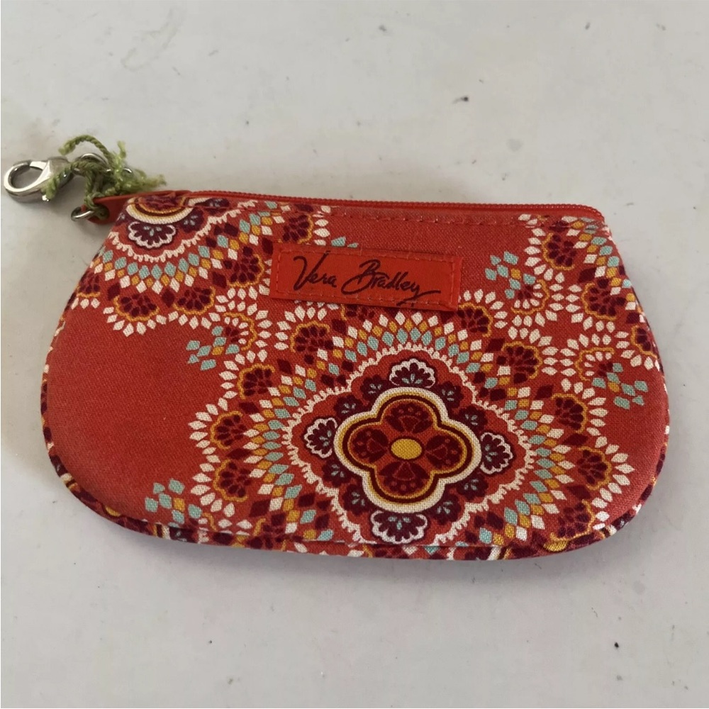 Vera Bradley Red Floral Coin Purse